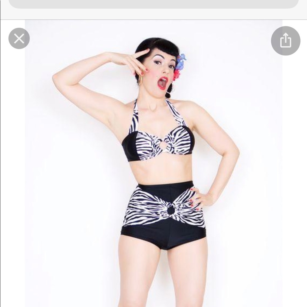 Bernie Dexter Zebra Bikini
